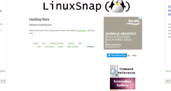 Desktop Screenshot of linuxsnap.com